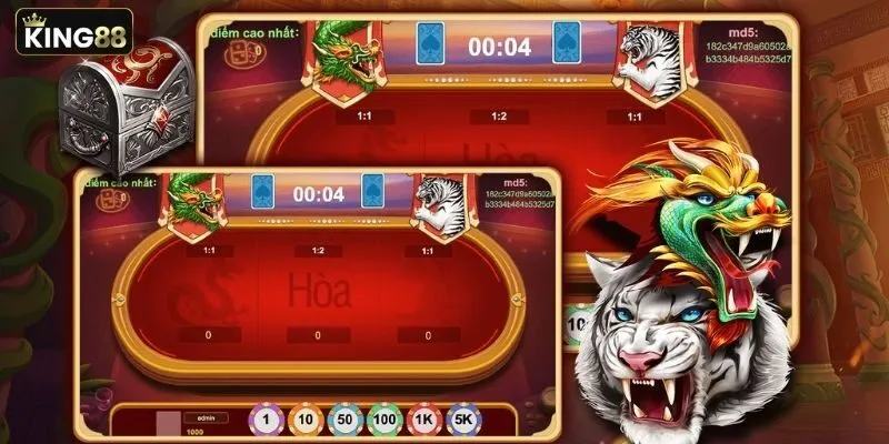 Các thao tác game thủ cần nắm khi trải nghiệm trò chơi Rồng Hổ trực tuyến